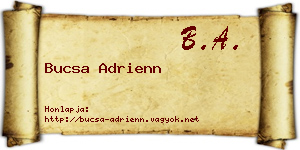 Bucsa Adrienn névjegykártya